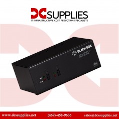 Black Box KV6222DP 2-Port Dual-Monitor KVM Switch - 4K 60Hz, USB 3.0 Hub, Audio