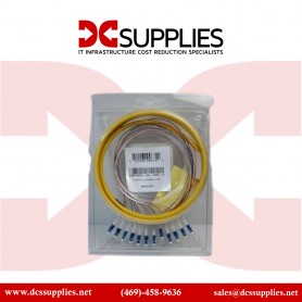 Black Box FOPT50S1-LC-12YL-3 OS2 9-Micron Single-Mode Fiber Optic Pigtail