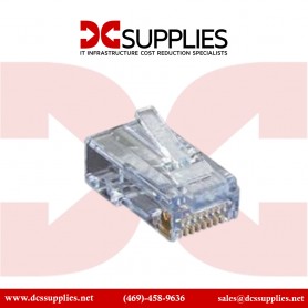 Black Box C6EZSP-100PAK Shielded CAT6 EZ-RJ45 Modular Plugs 100-Pack Stranded Gold Plated