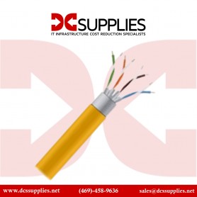 Black Box EYN854A-PB-1000 GigaBase 350 CAT5e Solid Bulk Cable - Yellow