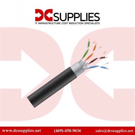 StarTech WIR6CMRBK Cat6 Ethernet Cable - Bulk 1000ft Solid CMR-Rated Cable - Black