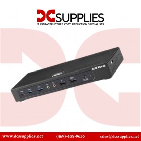 Black Box USBC2000-4KDUAL USB-C Docking Station - Front View
