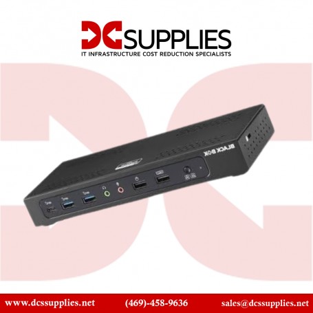Black Box USBC2000-4KDUAL USB-C Docking Station - Front View