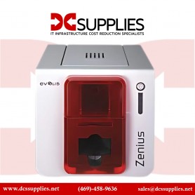 Evolis ZN1H0000RS ID Card Printer Zenius Series Single-Sided Card Printer
