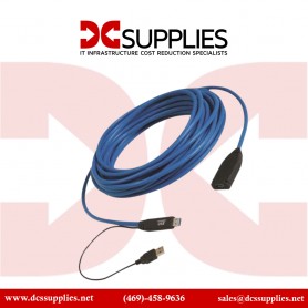 "Black Box USB3ACE-15M 49.21 ft. Blue USB 3.0 Active Cable Extender - Extend USB 3.0 devices up to 15 meters."