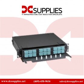 "Black Box JPM418A-R5 Fiber Rackmount Cabinet - High-density fiber termination solution with PLEXIGLAS® front door."