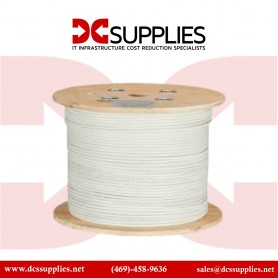 "Black Box C6ABC50S-WH-1000 CAT6A Shielded Bulk Cable - 1000ft White in packaging"