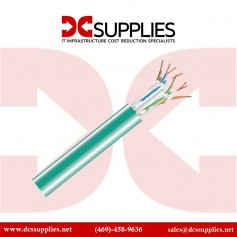 Black Box C6ABC50-GN-1000 GigaTrue 23AWG CAT6A UTP Bulk Cable, Green, 1000ft