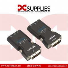 Black Box AVX-DVI-FO-MINI-RX Mini Extender Receiver for DVI-D and Stereo Audio over Fiber