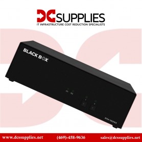 Black Box KVS4-1002HVX 2-Port KVM Switch, Single Monitor HDMI/DisplayPort, CAC