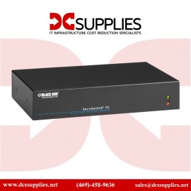 Black Box ACX1004A-HID2 TC Series KM Desktop Switch - 4-Port, (2) HID, USB, Network (RJ-45)