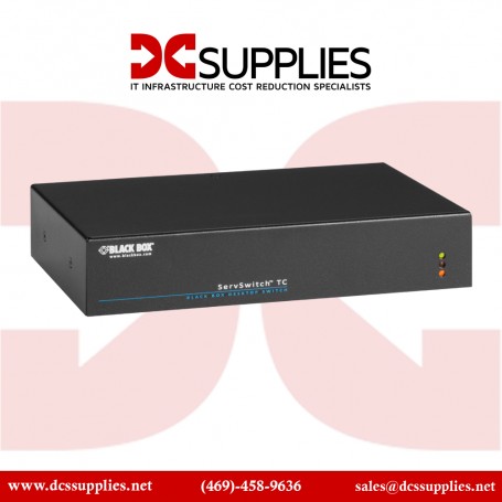 Black Box ACX1004A-HID2 TC Series KM Desktop Switch - 4-Port, (2) HID, USB, Network (RJ-45)