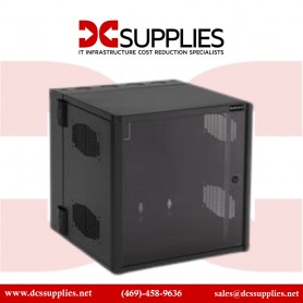Black Box WMD19-2425-PQU Wallmount Cabinet Enclosure - 19U, 24-in. W x 25-in. D, 19-in.
