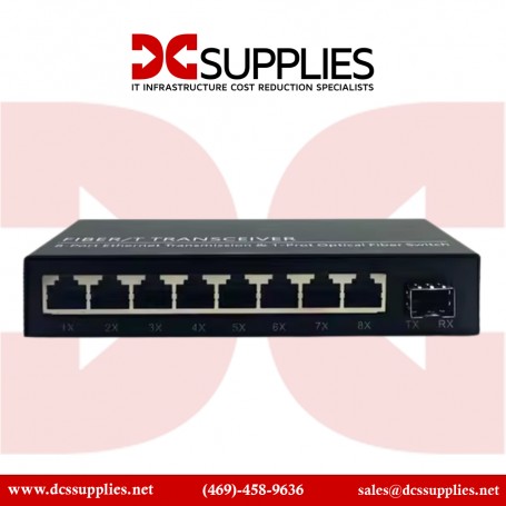 Black Box LGC5600A GB Ethernet PoE++ Med Conv 10/100 1000-Mbps Cop to 1000-Mbps FBR SFP