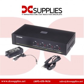 Black Box SS4P-DVI-4X4-UCAC 4 Port Secure KVM MTRX Switch SH DVI-I USB CAC 4X4