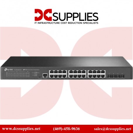 TP-Link TL-SG3428X JetStream 24-Port Gigabit L2+ Managed Switch with 4 10GE SFP+ Slots