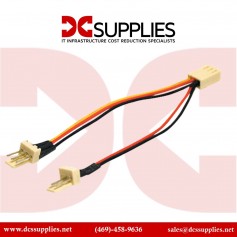 C2G 27391 Cables to Go 3-pin Fan Power Y-Cable (4 Inch)