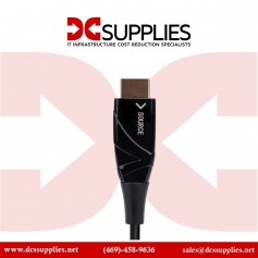 Monoprice 43333 4K High-Speed Fiber Optic HDMI Cable 4K60Hz 18Gbps HDR Active Optical Cable AOC 98ft Black