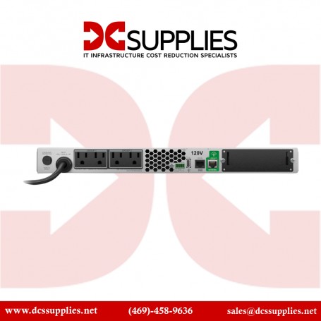 APC SMT1500RM1UC Smart UPS 1500VA 1U Rackmount 120V