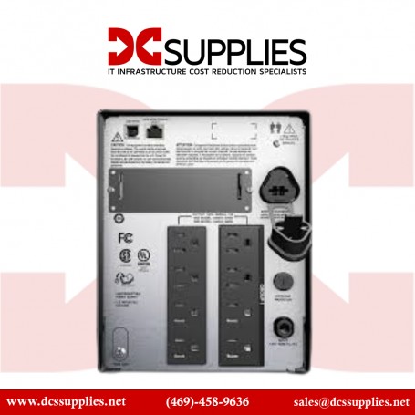 APC SMT1000CUS Smart-UPS Line Interactive 1000VA Tower 120V 8x NEMA 5 15R Outlets