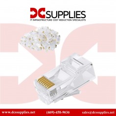 Black Box C6EZUP-25PAK CAT6 EZ-RJ45 Modular Plugs 25-Pack