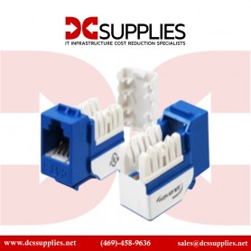 Black Box CAT6J-BL CAT5E Blue Keystone Jack Value Line