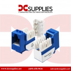 Black Box CAT6J-BL CAT5E Blue Keystone Jack Value Line