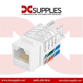 Black Box CAT5EJ-WH CAT5E White Keystone Jack Value Line