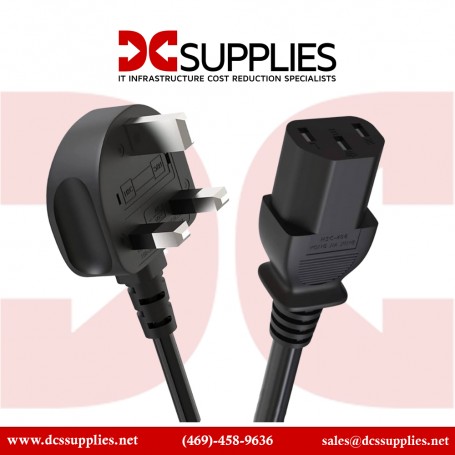 StarTech.com PXT101UK Standard UK Computer Power Cord - Power Cable - 6 ft