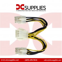 StarTech PCIEXSPLIT6 6-Inch PCIe Power Splitter Cable - 6-Pin