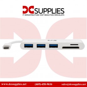 Tripp Lite U460-003-3AM 3 Port USB-C to USB-A 3x Hub Micro SD & SD/MMC Reader USB 3.1 Hub