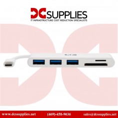 Tripp Lite U460-003-3AM 3-Port USB-C to USB-A Hub with Micro SD & SD/MMC Reader - USB 3.1
