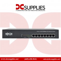 Tripp Lite NG8POE 8-Port Rack-Mount Desktop Gigabit Ethernet Unmanaged Switch