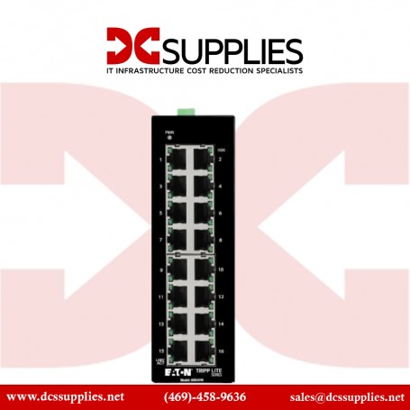 Tripp Lite NGI-U16 16-Port Unmanaged Industrial Gigabit Ethernet Switch - 10/100/1000 Mbps, DIN Mount