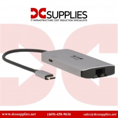 Tripp Lite U460-003-3AGALC USB-C Hub - USB 3.2 Gen 1, 3 USB-A Ports, Gigabit Ethernet, Aluminum, 100W PD Charging