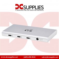 Tripp Lite MTB4-HUB3-01 Thunderbolt 3 Hub - 4-Port, 8K, 2x 4K 60Hz, USB-A, 100W Charging, Gray