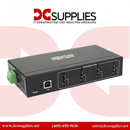 Tripp Lite U223-004-IND-1 4 Port USB2 Hub Industrial 15KV ESD Immunit