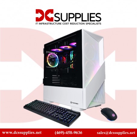 CyberPowerPC SLCAI6200CPG Gamer Supreme Liquid Cool Desktop Computer (White)