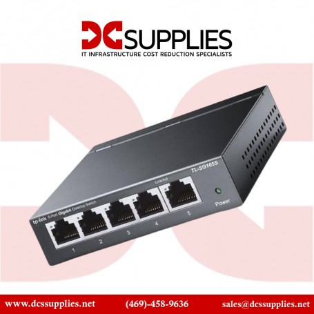 TP-Link TL-SG105S 5 Port Gigabit Ethernet Switch Desktop/Wall-Mount