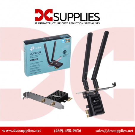 TP-LINK ARCHER TX55E AX3000 Dual Band Wi-Fi 6 Bluetooth PCI Express Adapter
