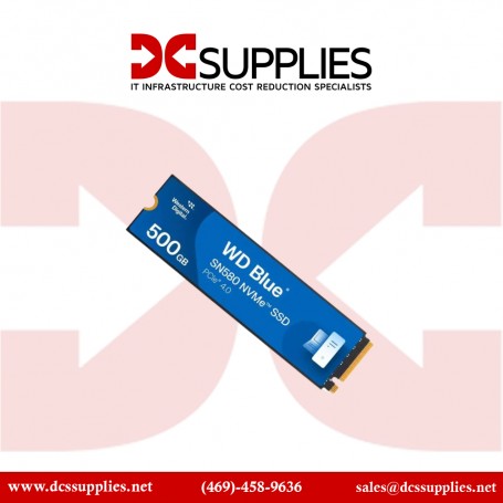 Western Digital WDS500G3B0E 500GB WD Blue SN580 NVMe Internal Solid State Drive SSD