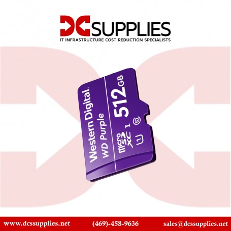 Western Digital WDD512G1P0C Purple SC QD101 Ultra Endurance microSD Card 512 GB