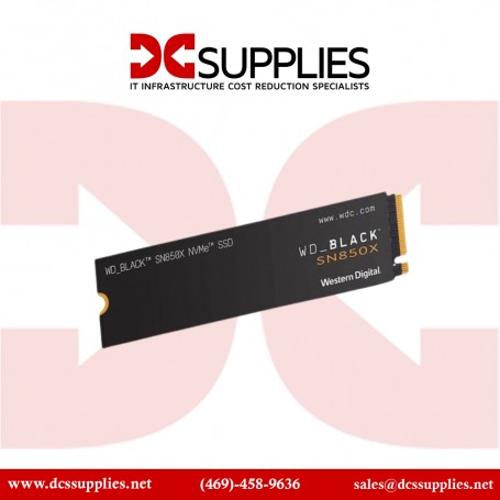 Western Digital WDS100T2X0E 1TB WD Black SN850X NVMe SSD Gen 4 PCIE M.2 2280