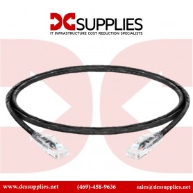Black Box C6PC70-BK-06 GigaTrue 3 CAT6 550-MHz Lockable Patch Cable (UTP) - Black - patch cable - 6 ft - black