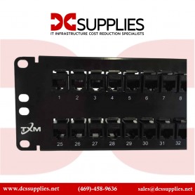 Black Box JPM810A-R2 CAT5E Feed-Through Patch Panel, Unshield