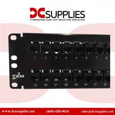 Black Box JPM810A-R2 CAT5E Feed-Through Patch Panel Unshielded