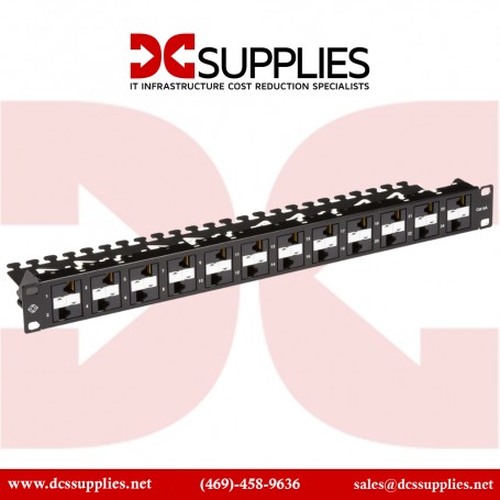 Black Box C6APP70-24-R2 CAT6A 110-Punchdown Component Level Patch Panel