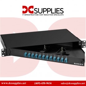 Black Box  JPM380A-R2 12-Port Duplex LC Fiber Optic Patch Panel Enclosure