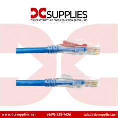 Black Box C6PC70S-BK-02 CAT6 250-MHz Locking Snagless Stranded Ethernet Patch Cable 2Ft