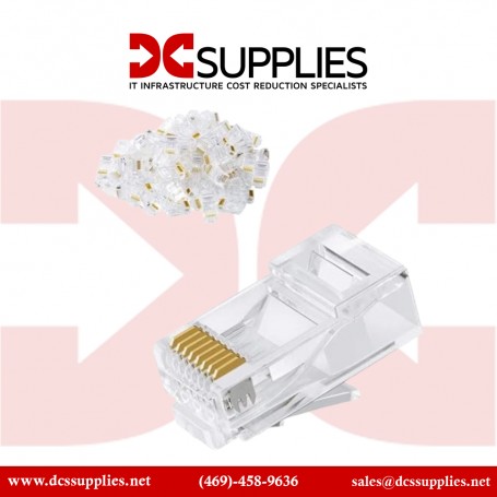 Black Box C5E-MP-U-100PAK 100-pack CAT5E Unshielded Modular Plug Value Line